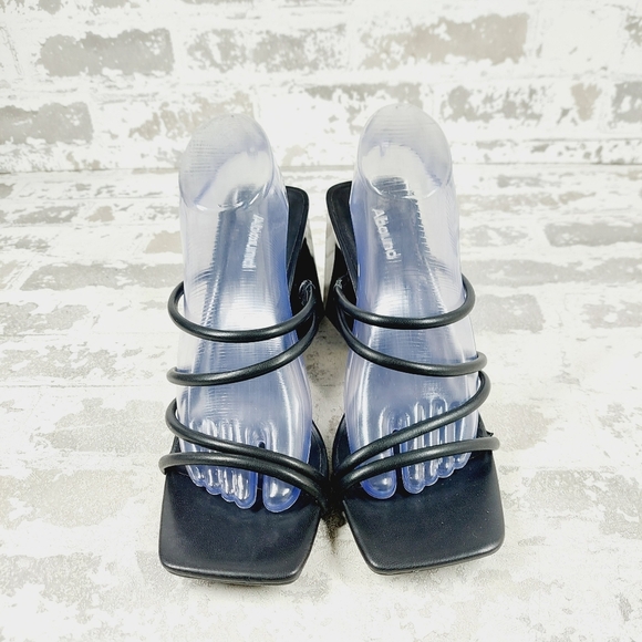 New Abound Austry Black Tubular Strappy Heeled Sandal F949 - Picture 3 of 12